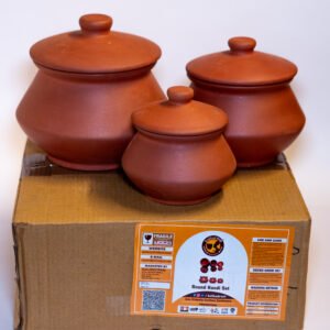 Round Handi Set - 500 Ml, 1 Ltr & 2 Ltr - (90 Pcs)