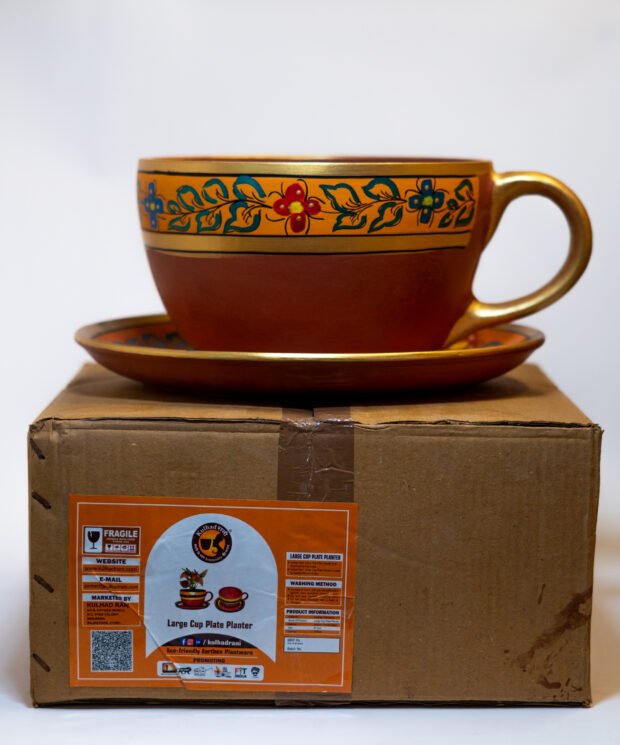 Large Cup Plate Planter - 6 Inch - (20 Pcs)